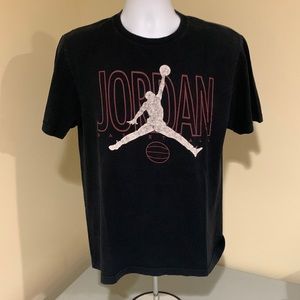 Jordan Basketball T Shirt Men Black Size Medium